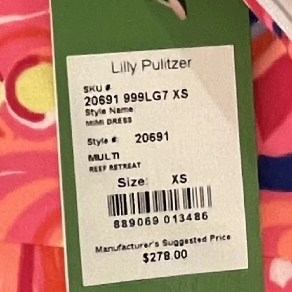 Lilly Pulitzer "Mimi" Dress with Beading Detail in Size XS   NWT - Picture 14 of 15